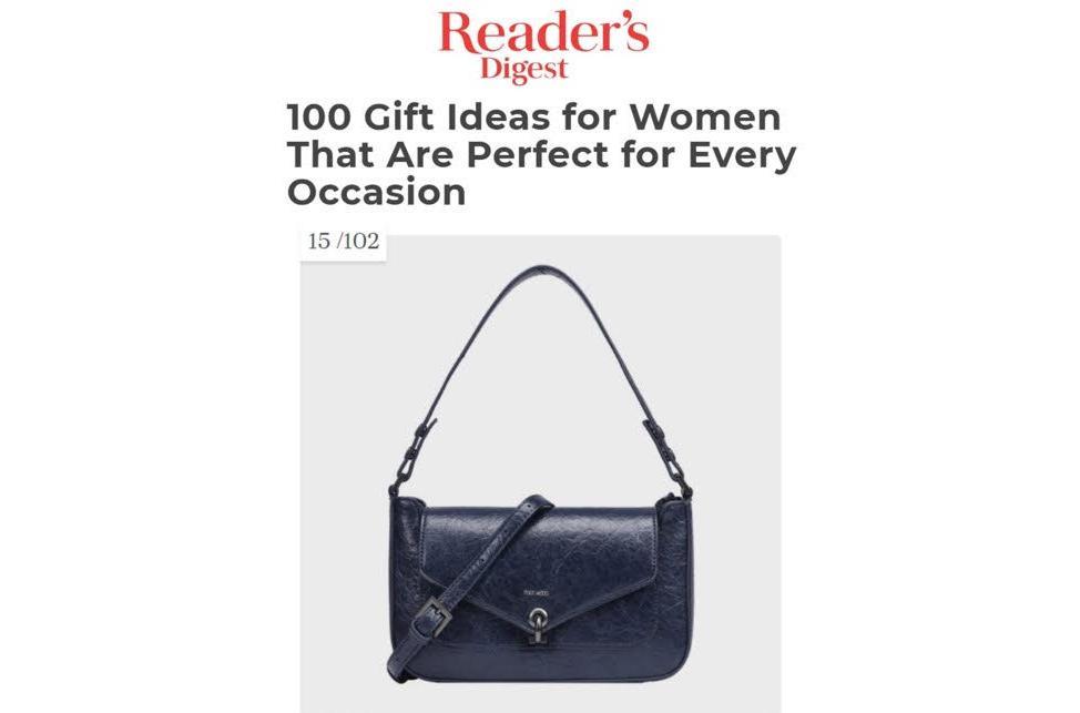 Reader's Digest: 100 Gift Ideas for Women That Are Perfect for Every Occasion - Pixie Mood Vegan Leather Bags