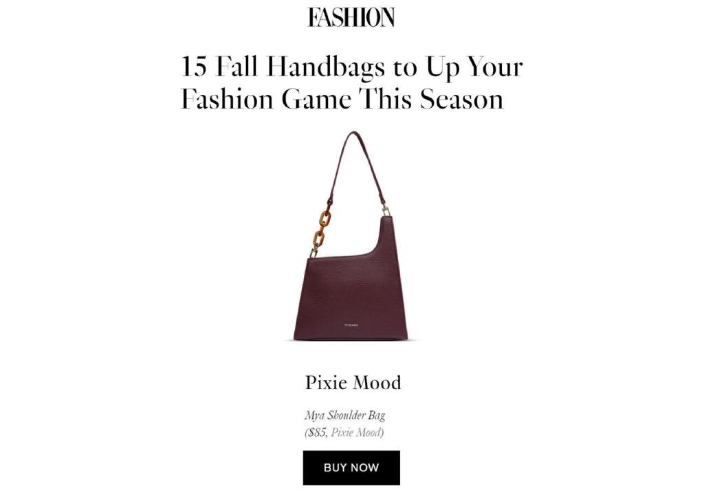 FASHION: 15 Fall Handbags to Up Your Fashion Game This Season - Pixie Mood Vegan Leather Bags