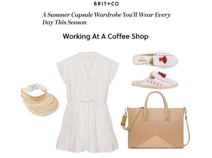 Brit + Co: A Summer Capsule Wardrobe You'll Wear Every Day This Season - Pixie Mood Vegan Leather Bags
