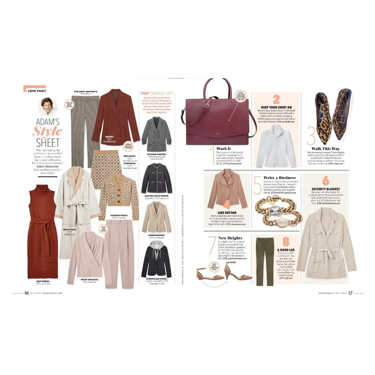 Adam's fashion style guide