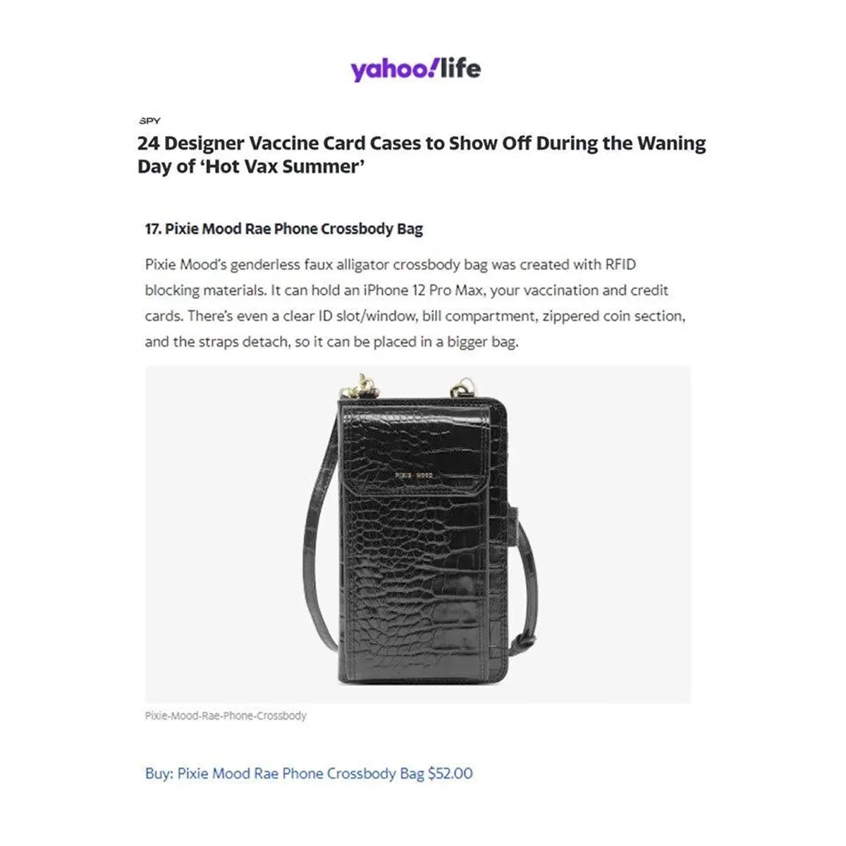 Stylish vaccine card holders