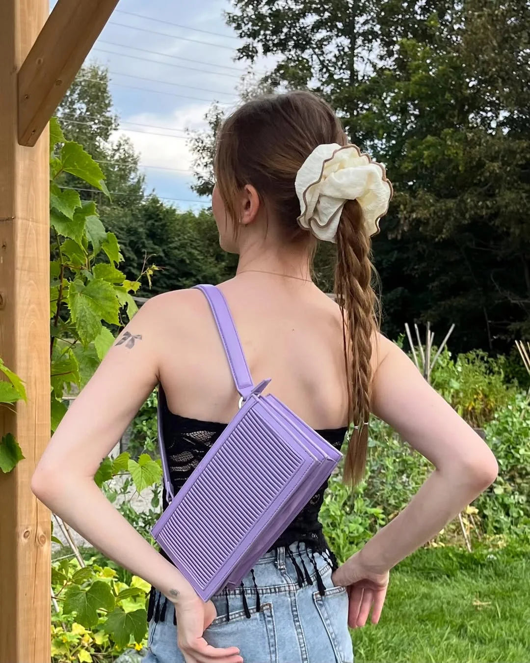 Vegan Abigail clutch purse