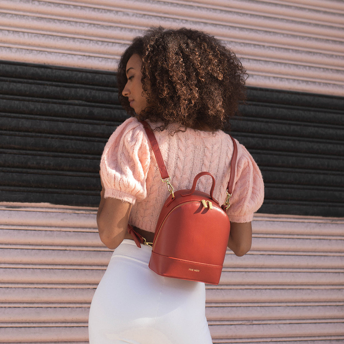 Pixie Mood Cora Backpack Small Vegan Leather Bag